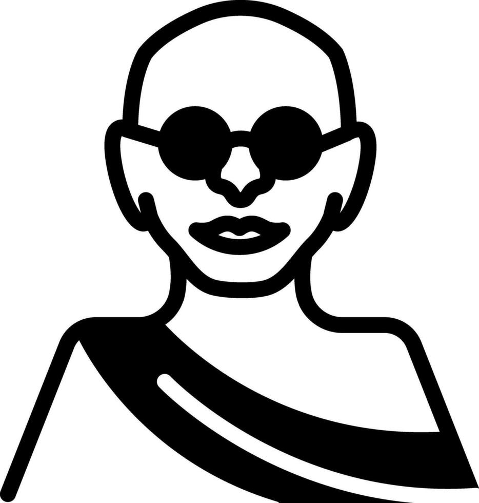 solid icon for jayanti vector