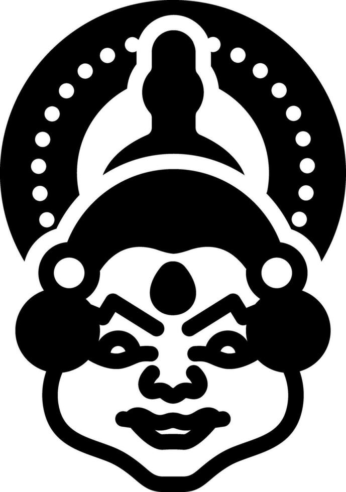 solid icon for onam vector