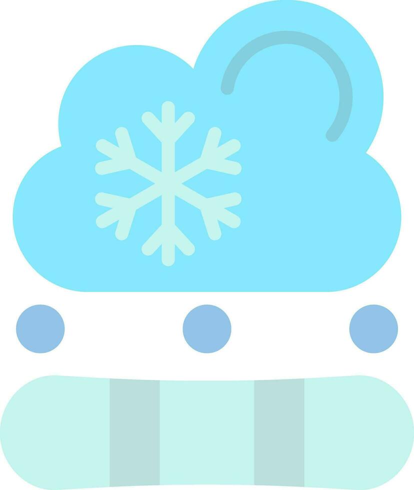 diseño de icono de vector de snowboard