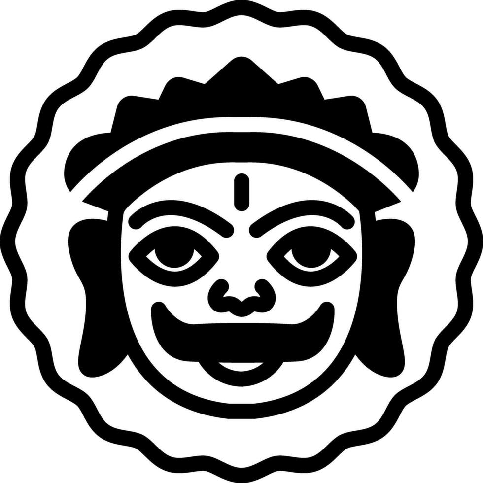 solid icon for mewar vector