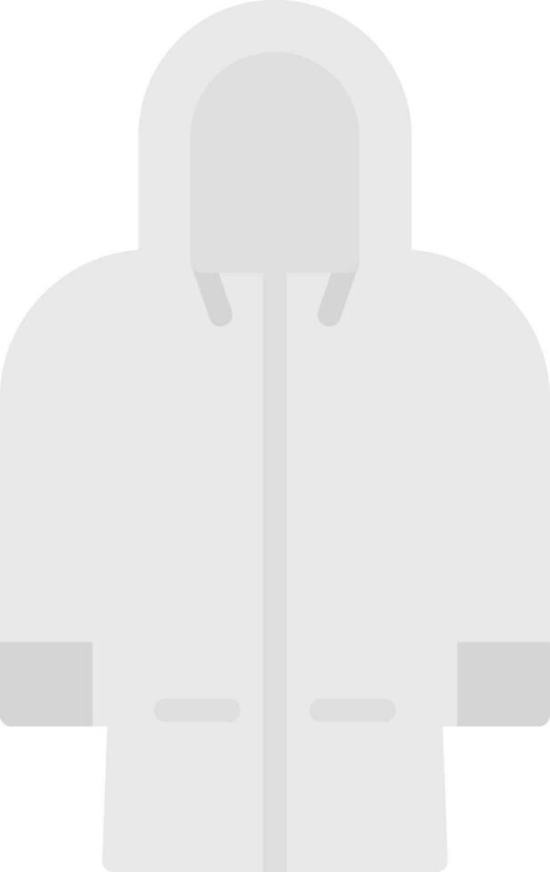 Raincoat Vector Icon Design
