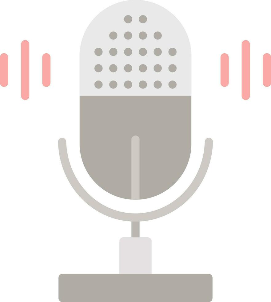 Audio recorder Vector Icon Design