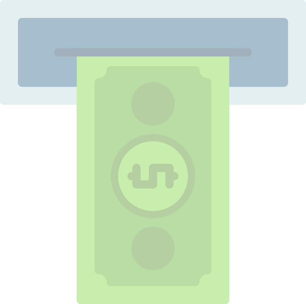 Cash withdrawal Vector Icon Design