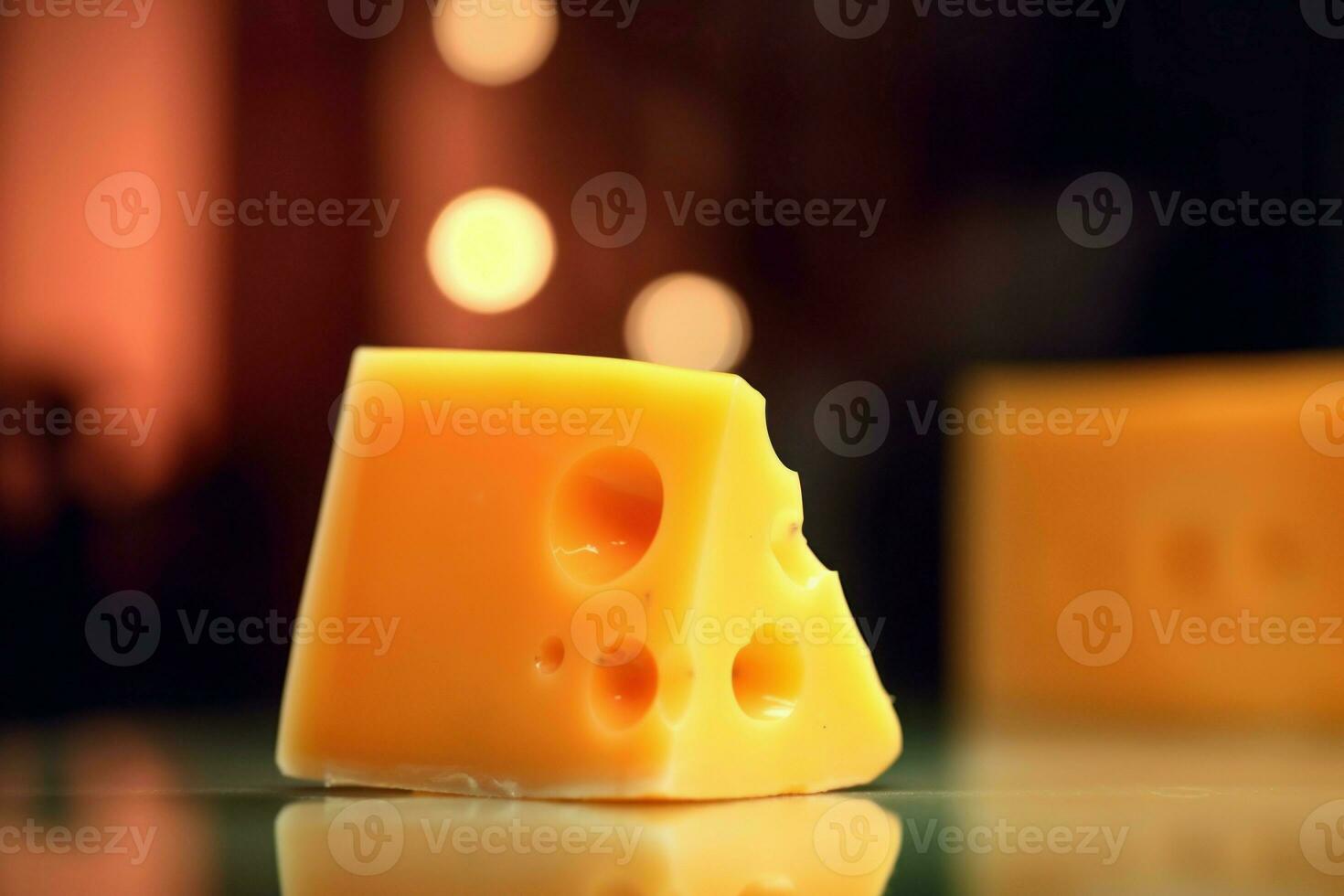 Cheese piece. Generate AI photo