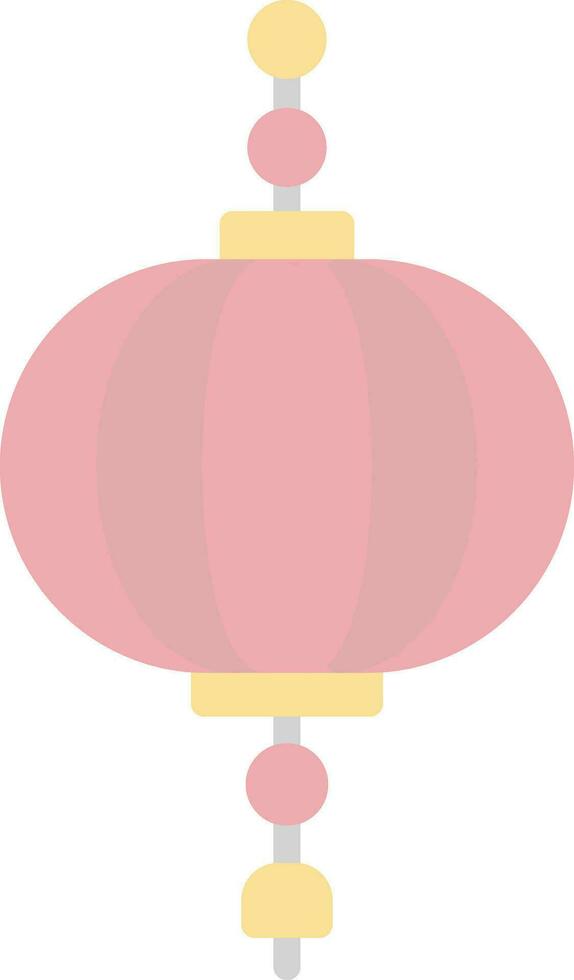 Paper lantern Vector Icon Design