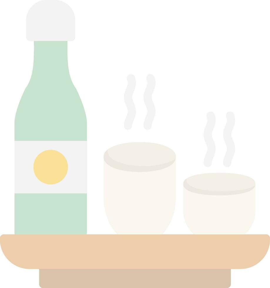 Sake Vector Icon Design