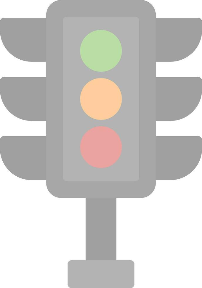 Traffic light Vector Icon Design