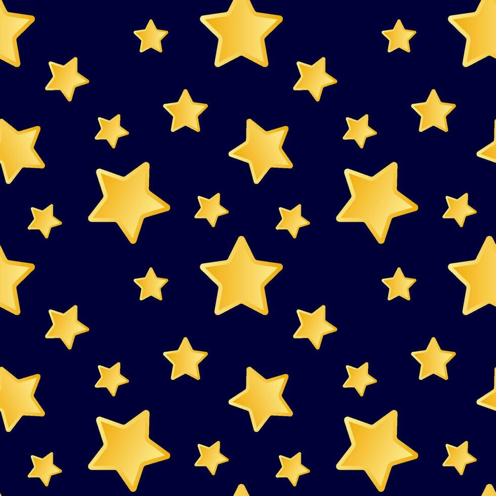Stars seamless pattern. Vector. Perfect for various projects like textiles, paper crafts, and more. vector