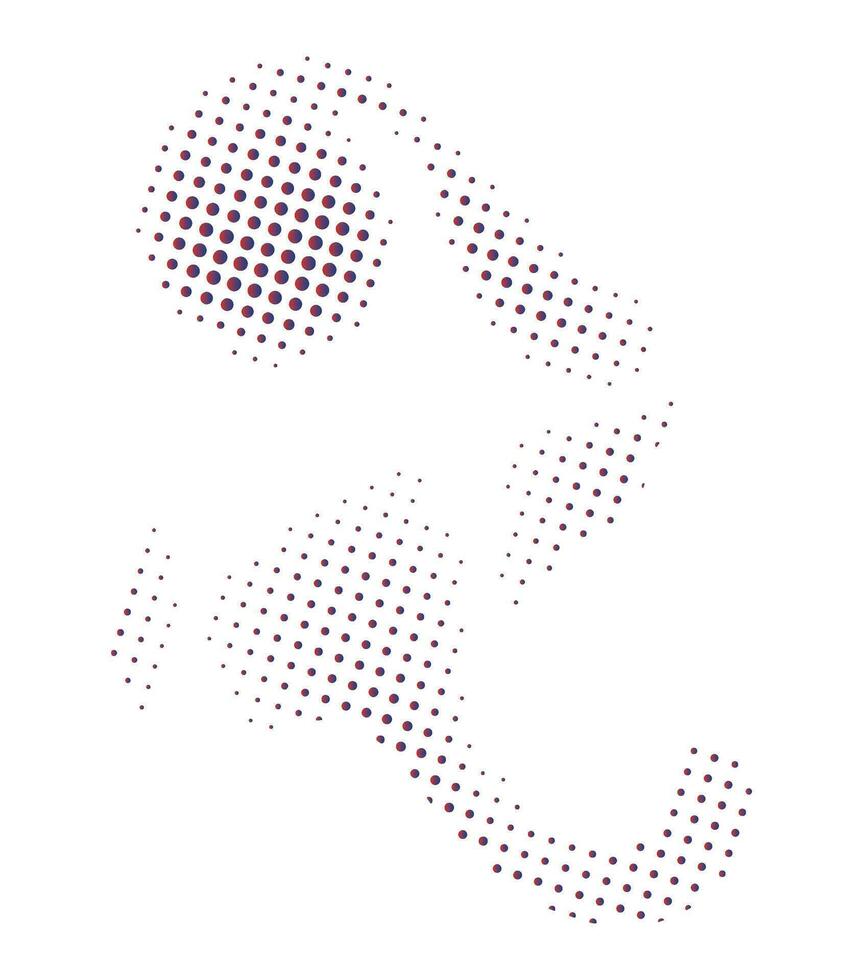 a black and white halftone illustration of a icon, halftone wave design circular shapes black and white pattern spiral swirly halftone vector illustration