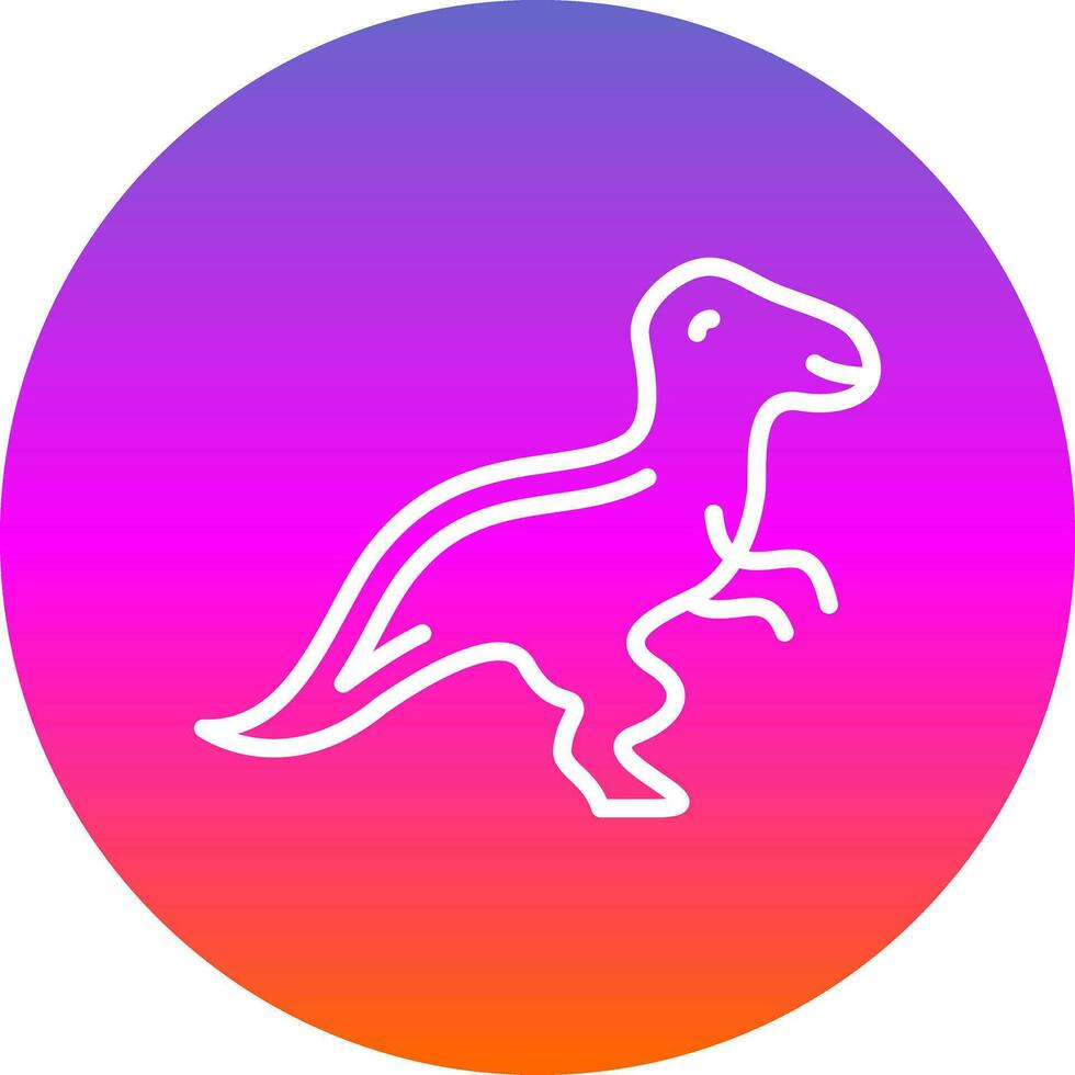 Dinosaur Vector Icon Design