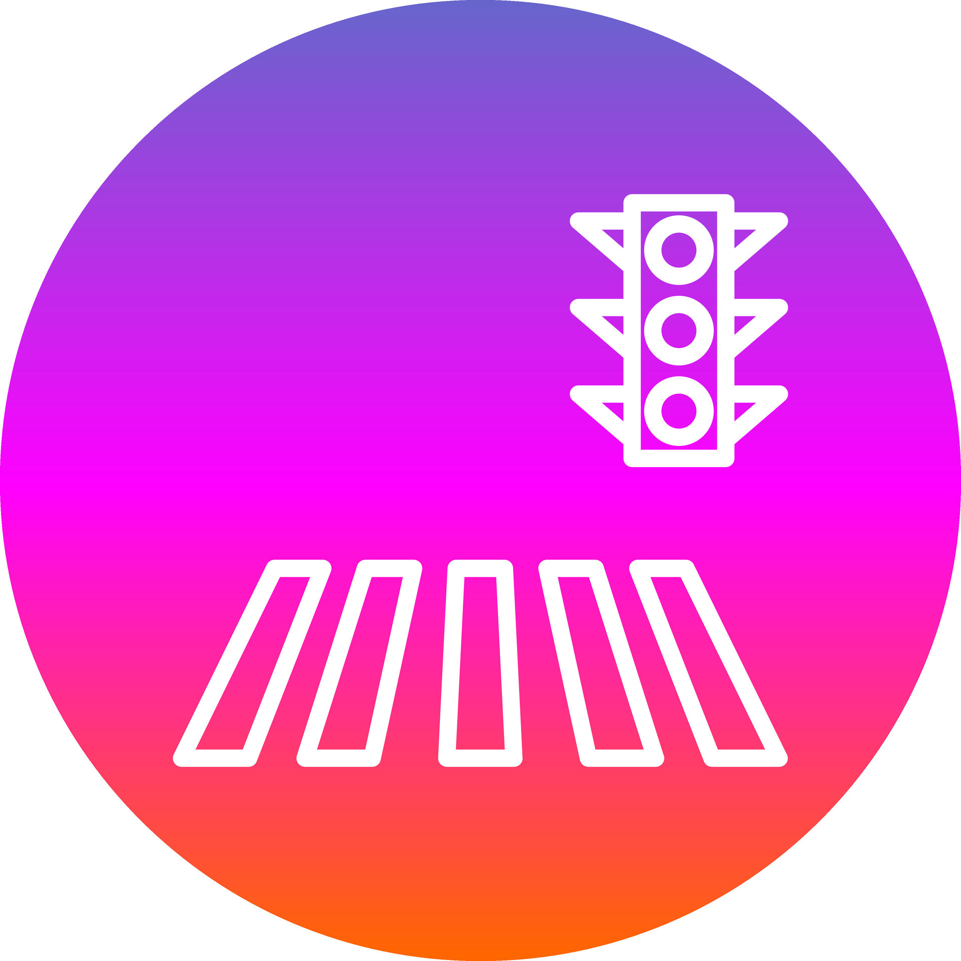 Zebra Crossing Vector Icon Design 28696265 Vector Art at Vecteezy