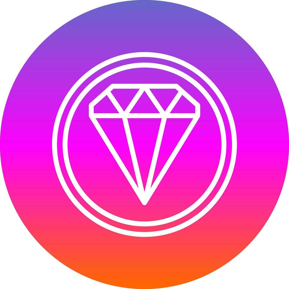 diseño de icono de vector de diamante