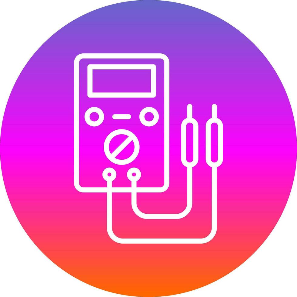 Voltmeter Vector Icon Design