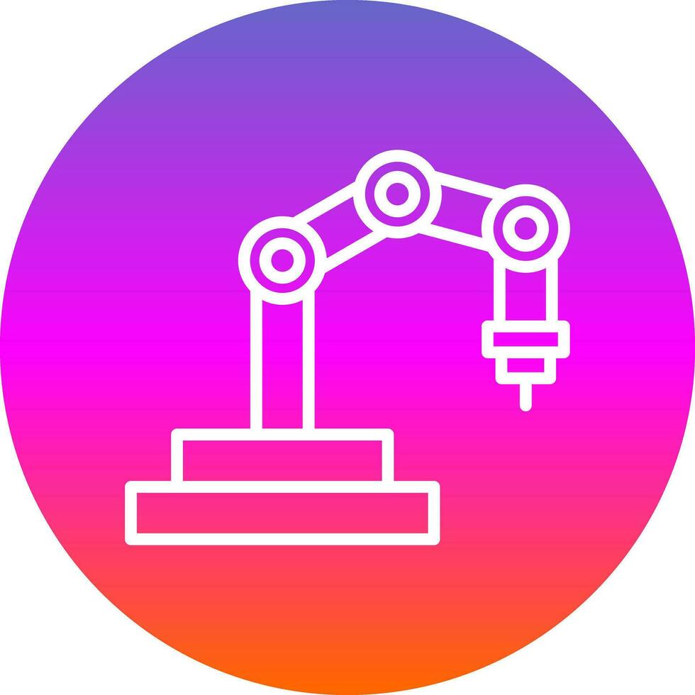 Robot arm Vector Icon Design