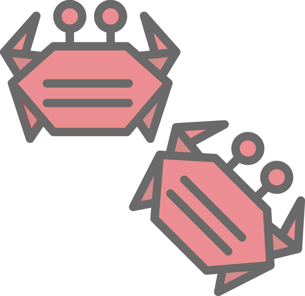 Origami Vector Icon Design