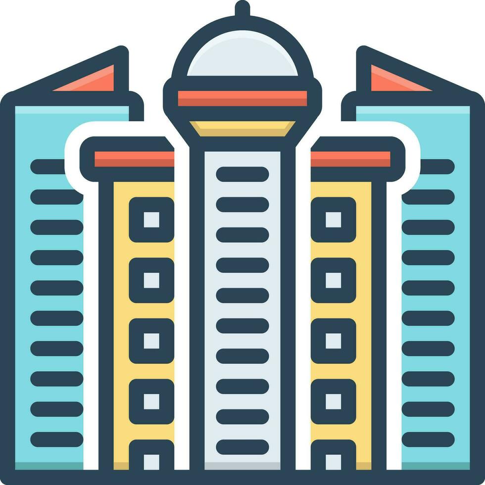 color icon for vancouver vector