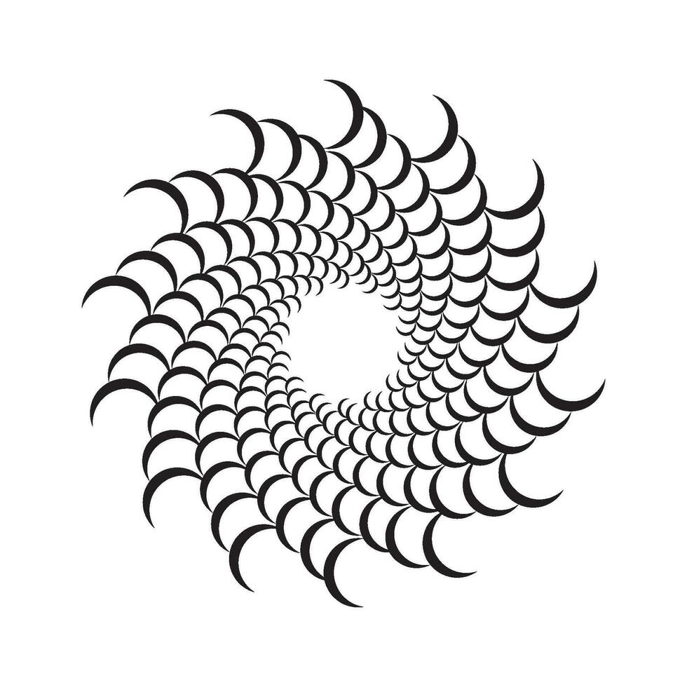 spiral icon vector