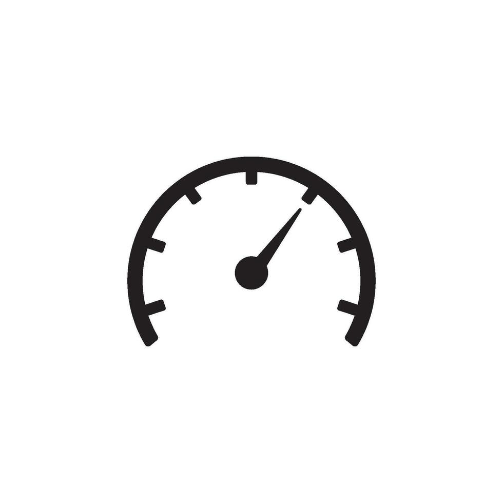 speedometer icon vector