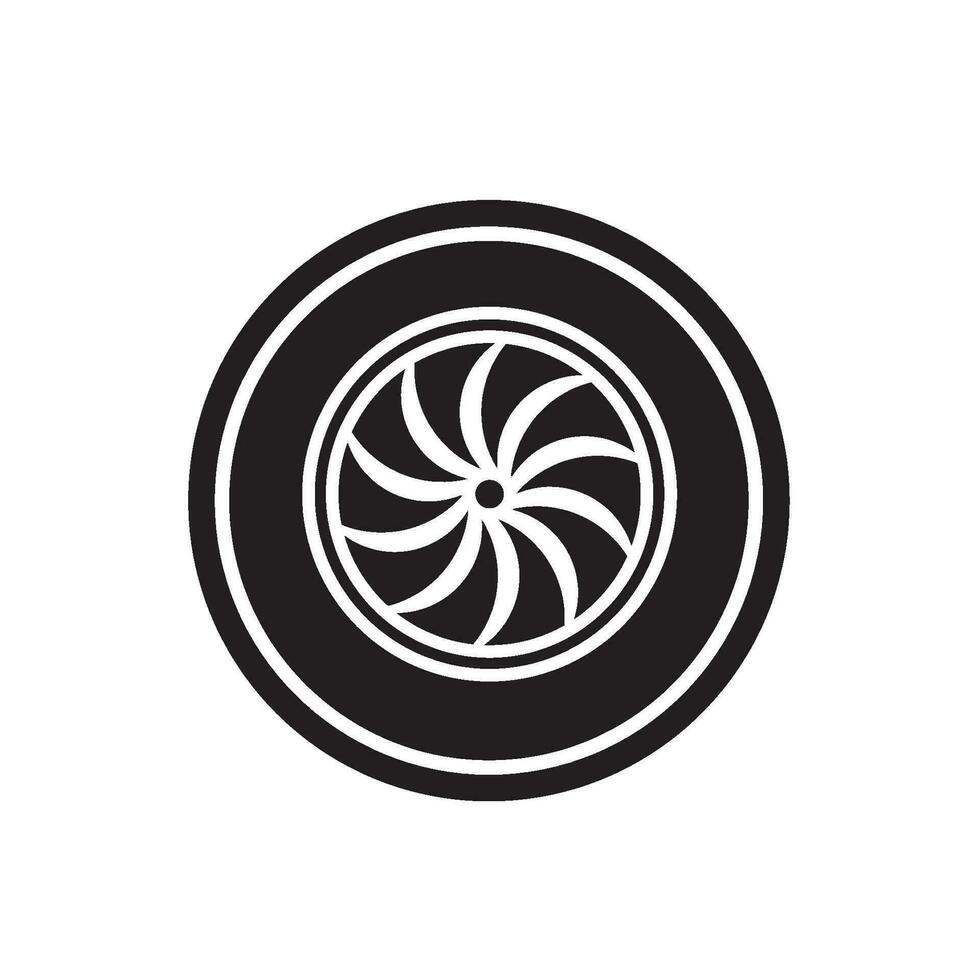 rim icon vector