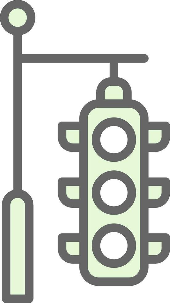 Traffic Lights Vector Icon Design