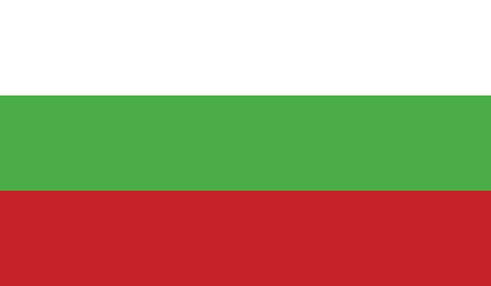 bandera de bulgaria vector