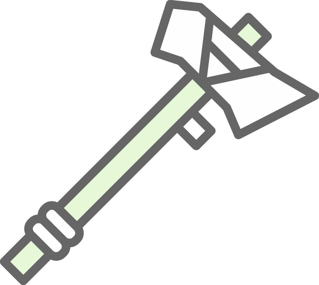 Stone Axe Vector Icon Design