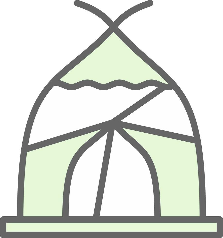 Tent Vector Icon Design