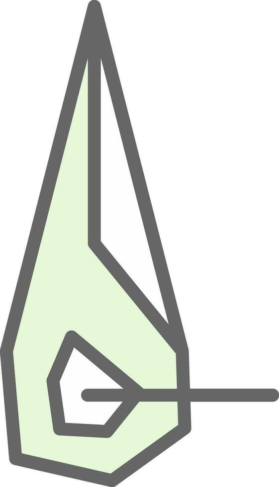 Needle Vector Icon Design