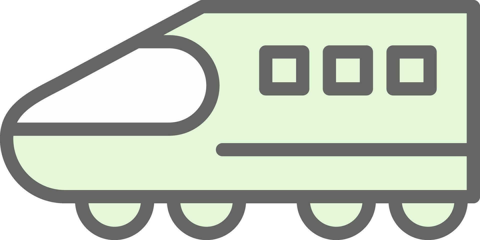 Shinkansen Vector Icon Design