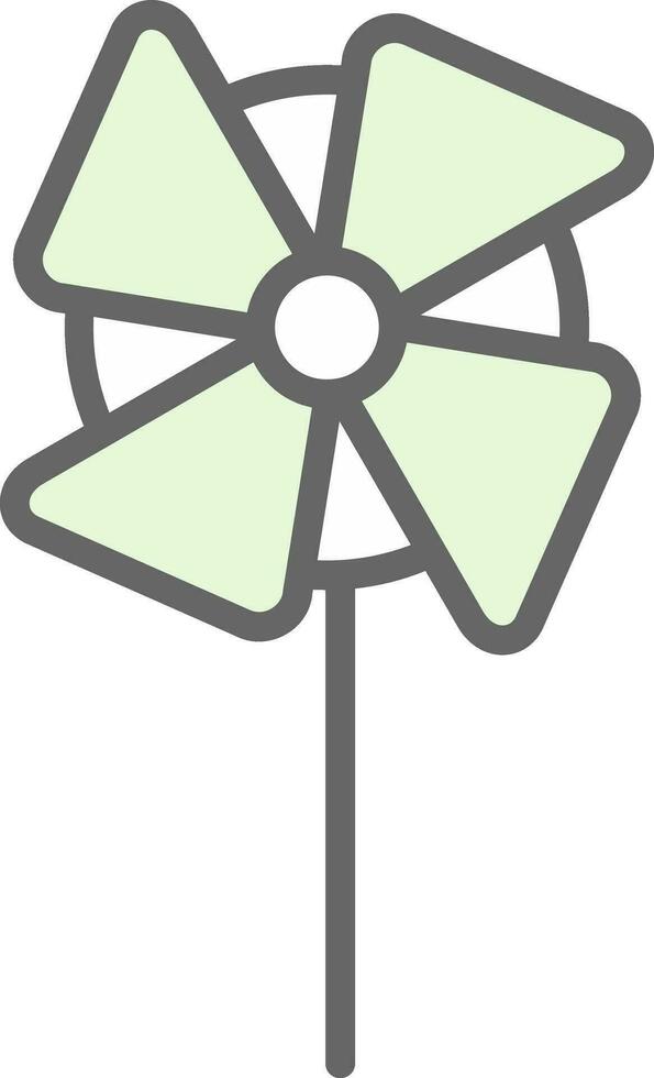 Pinwheel Vector Icon Design