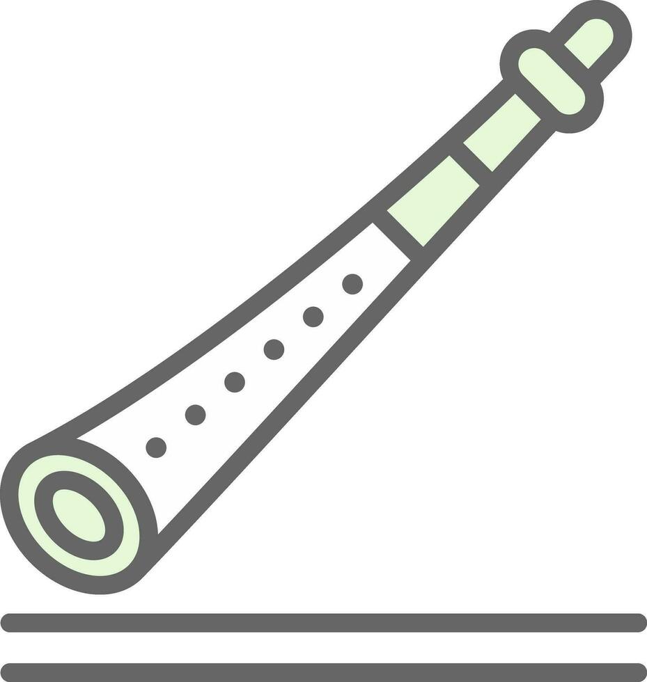 Shakuhachi Vector Icon Design