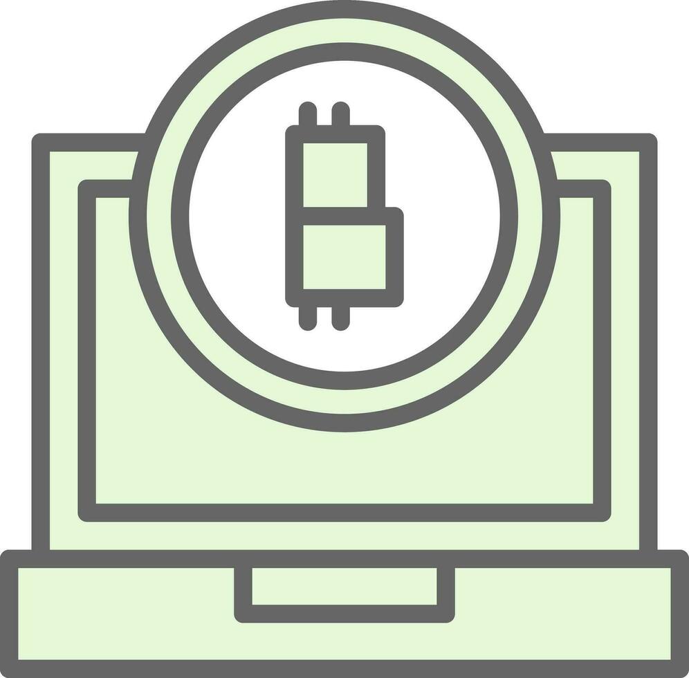 Bitcoin Vector Icon Design