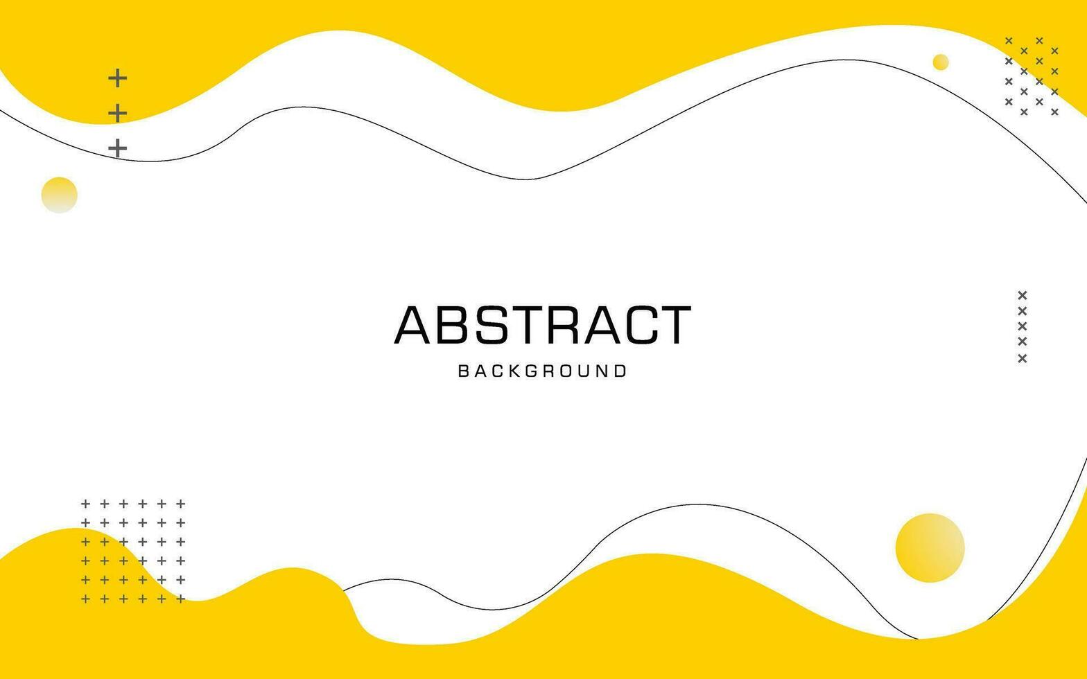 Free Abstract vector yellow and gray colors with modern wavy lines background for banner brochure poster flyer designs and backdrop