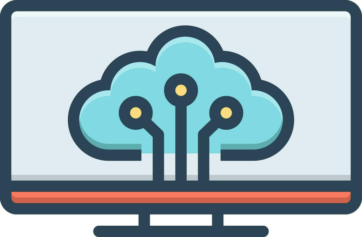 color icon for thing vector