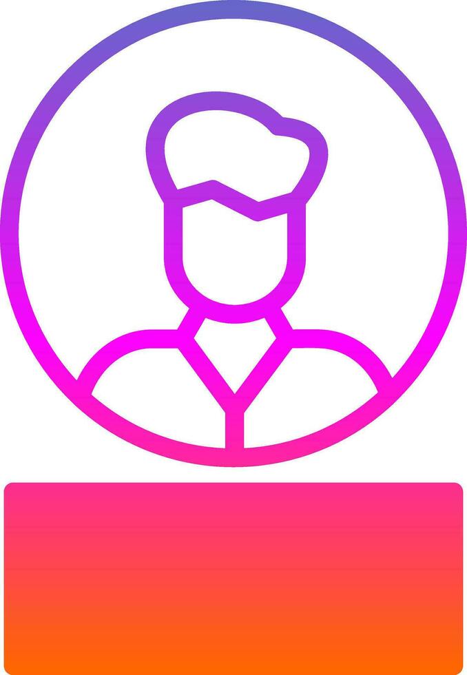 Log In Vector Icon Design