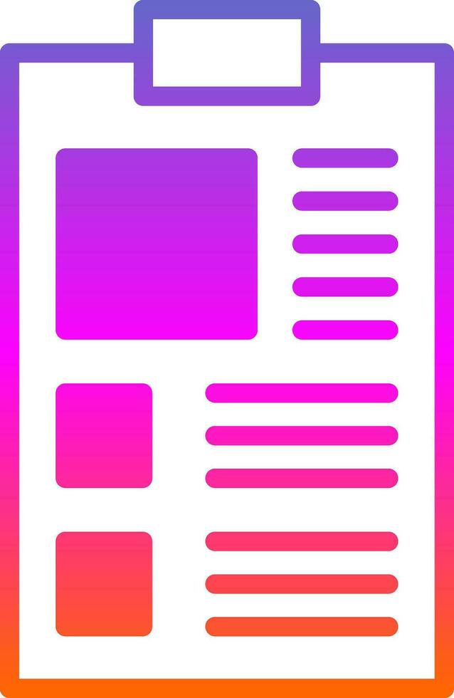 Clipboard Vector Icon Design