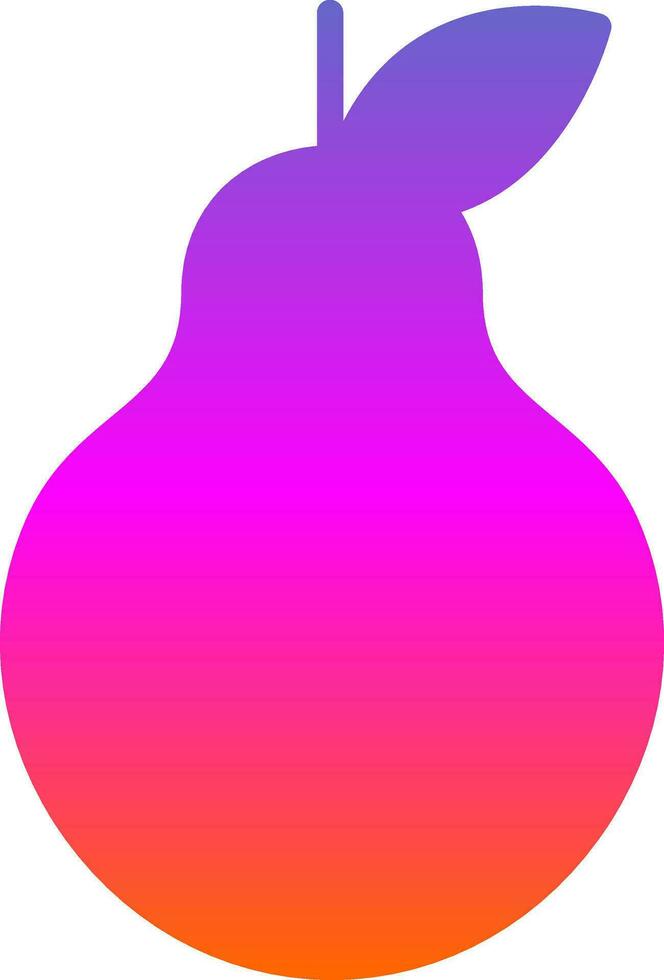 Pear Vector Icon Design