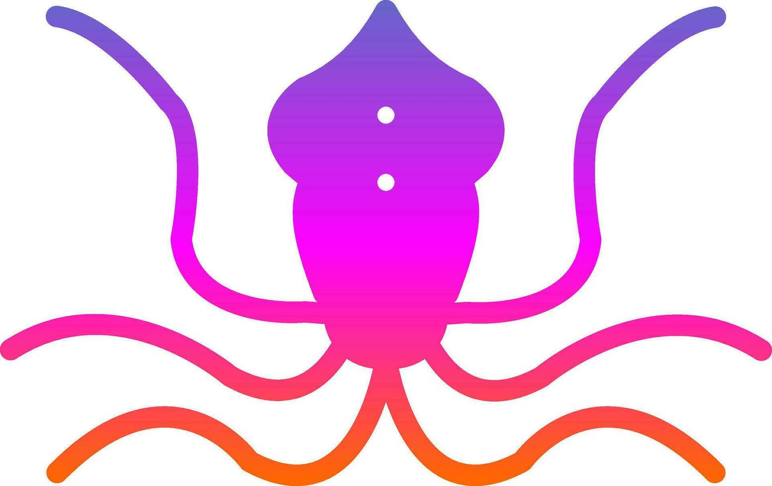 Squid Vector Icon Design