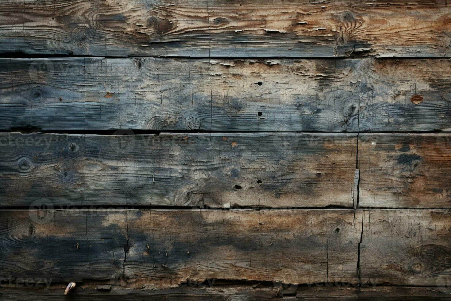 Abandoned wood surface, juxtaposed with gritty concrete wall texture in artistic harmony AI Generated photo