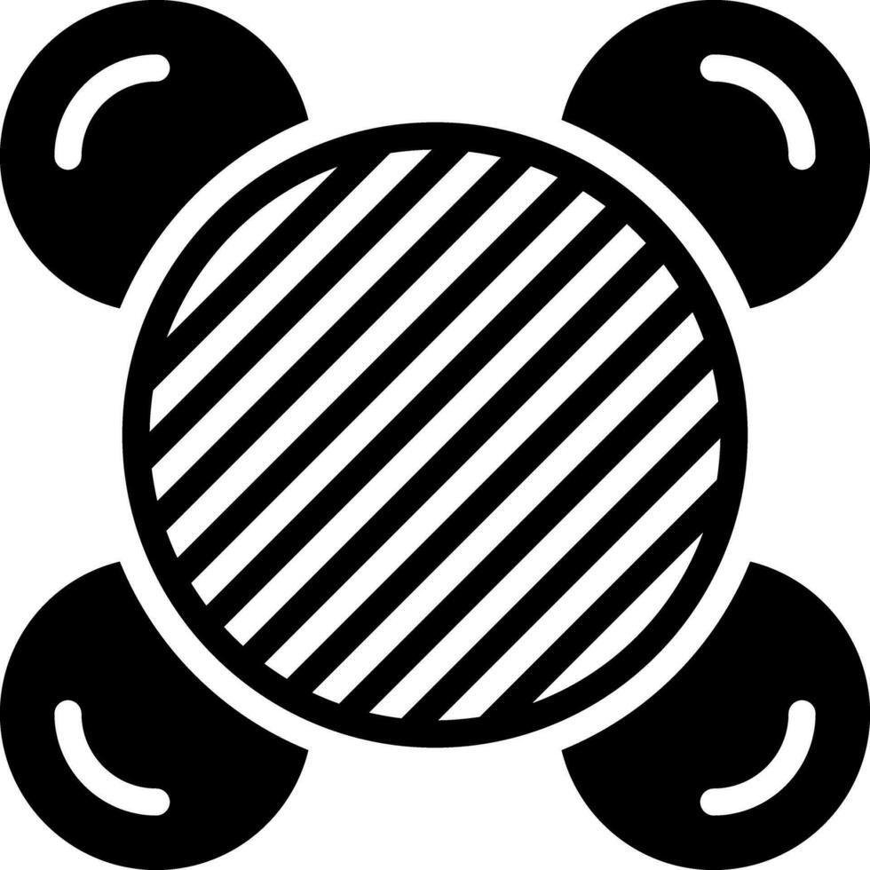 solid icon for variance vector