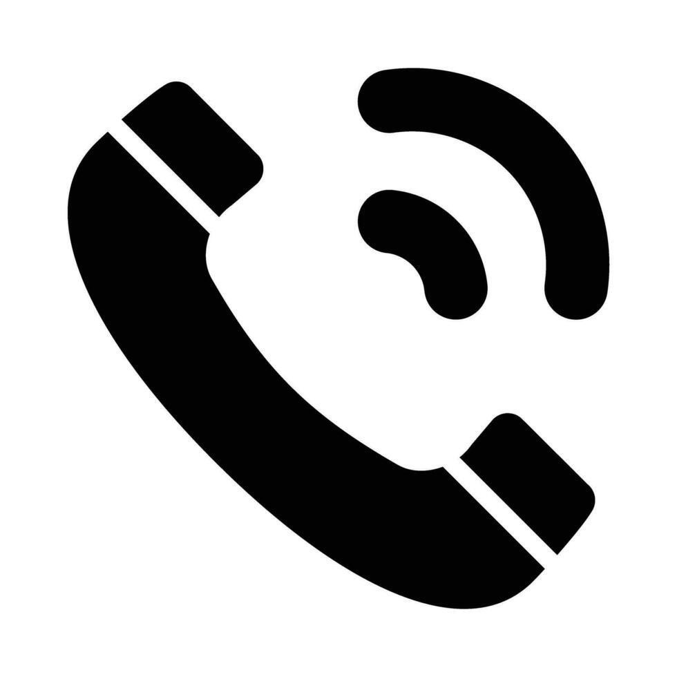 Call Vector Glyph Icon For Personal And Commercial Use.