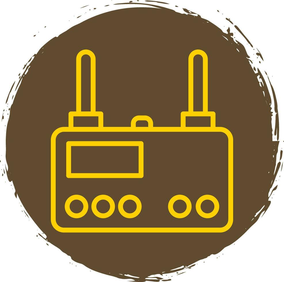 Wireless router Vector Icon Design