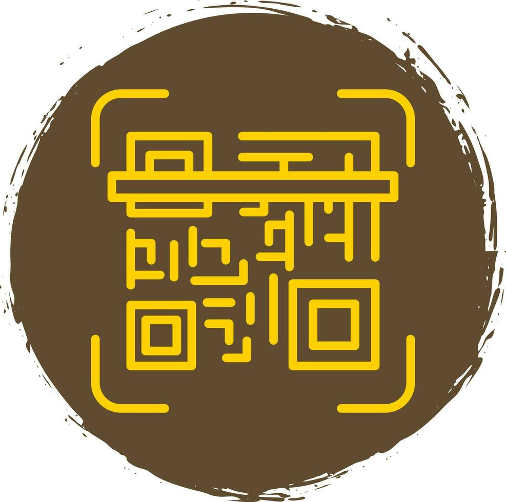 Qr code scan Vector Icon Design