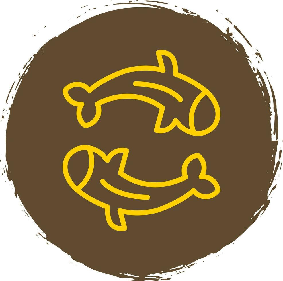 Koi fish Vector Icon Design