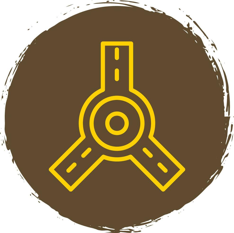 Roundabout Vector Icon Design