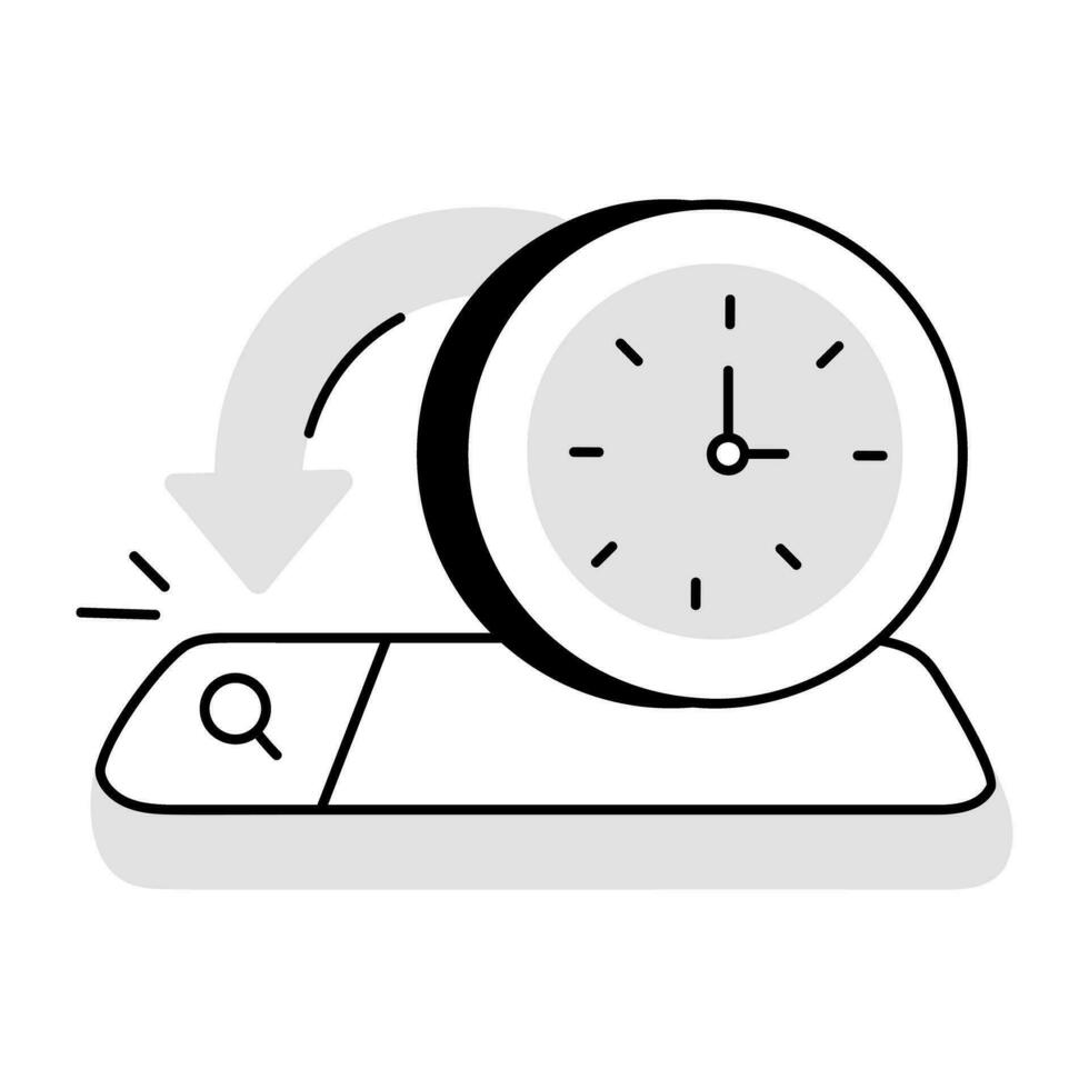 Trendy Search Time vector