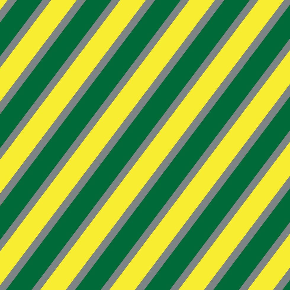 simple abstract green and yellow color wavy daigonal line pattern vector