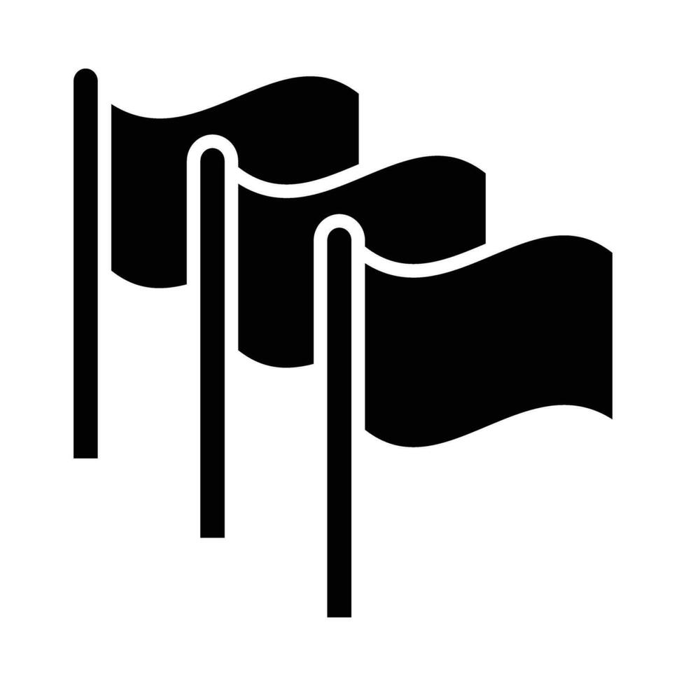 Flags Vector Glyph Icon For Personal And Commercial Use.