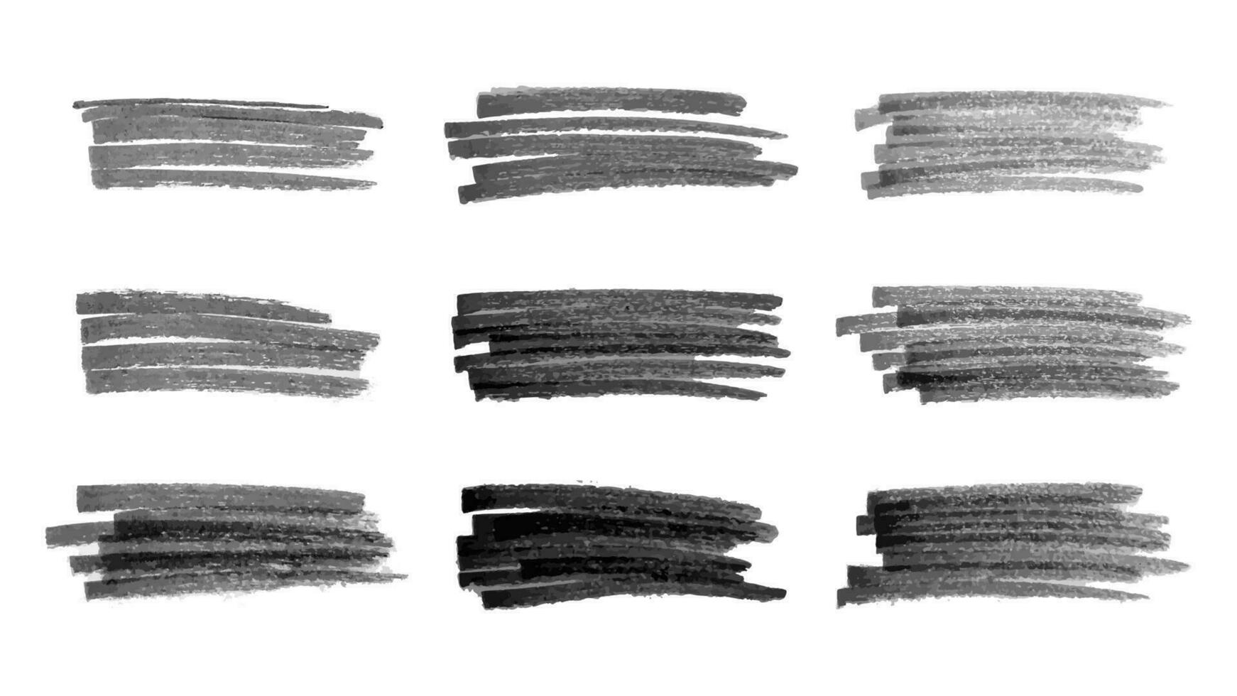 Scribble with a black marker vector