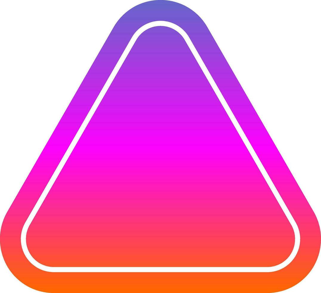 Slippery Road Vector Icon Design